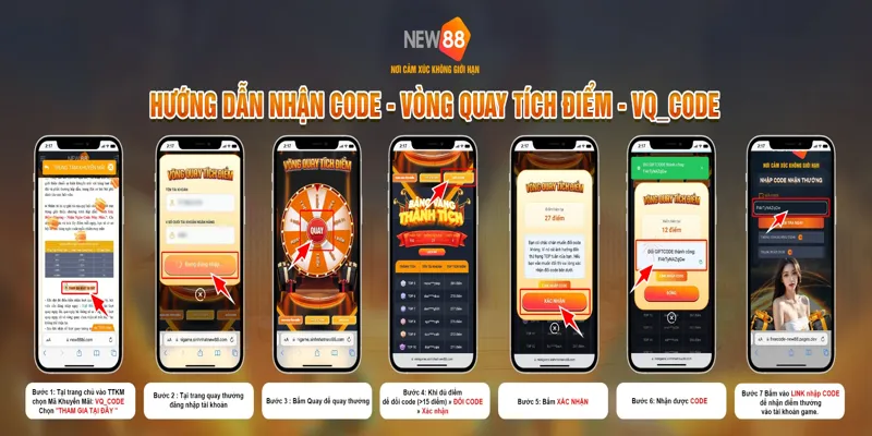 Tích Lũy Điểm Thưởng – Nhận Ngàn Code May Mắn Cùng NEW88 Sinh Nhật Vàng